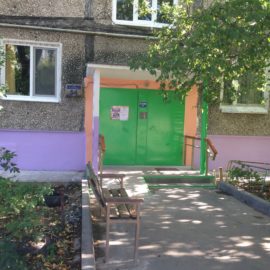 Закончен ремонт входных групп.