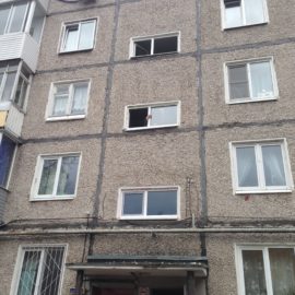 В жилом доме №45 ул.Химградская, установлены стеклопакеты