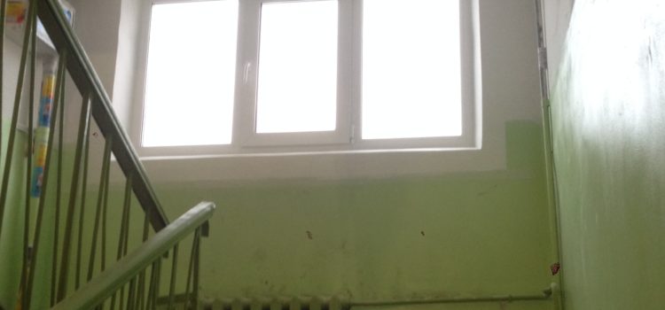 В жилом доме №41 ул.Химградская, установлены стеклопакеты